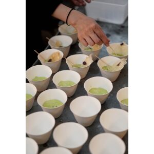 Choko Bowls arranged on a table