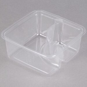 1134399 : Elementa Inc 2 Compartment Clear PLA Container