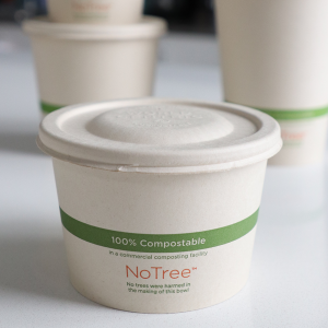 Fiber Lid for 12-32 oz Paper Bowls