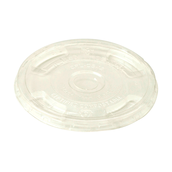 PLA Lid with Straw Hole fits 9oz, 16oz, and 24 oz cups.