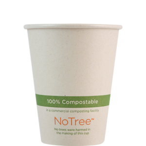 12 oz Sugarcane Paper Hot Cup