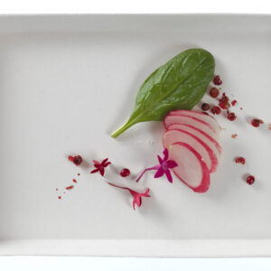 Quartz white Plate with PLA lamination 7.3"x5.1"x0.6"