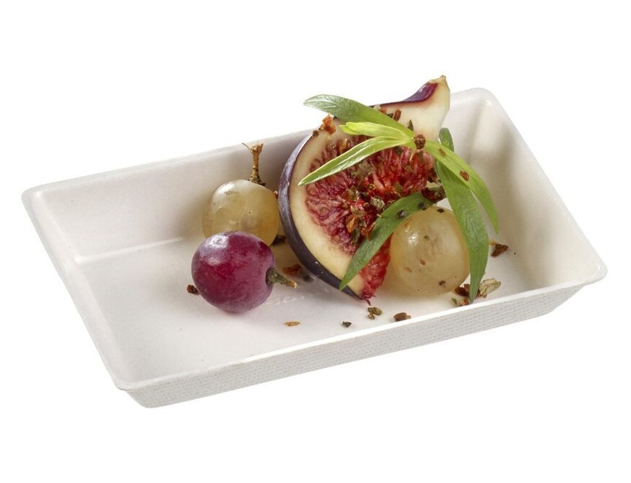 Quartz White Plate with Lamination 6.3’’x3.9’’x0.6’’